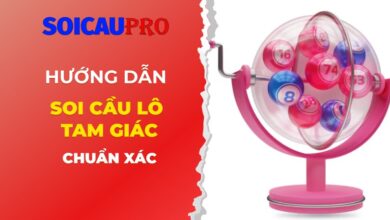 Hướng dẫn cách soi cầu lô tam giác chuẩn